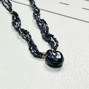 Beaded Heart Necklace